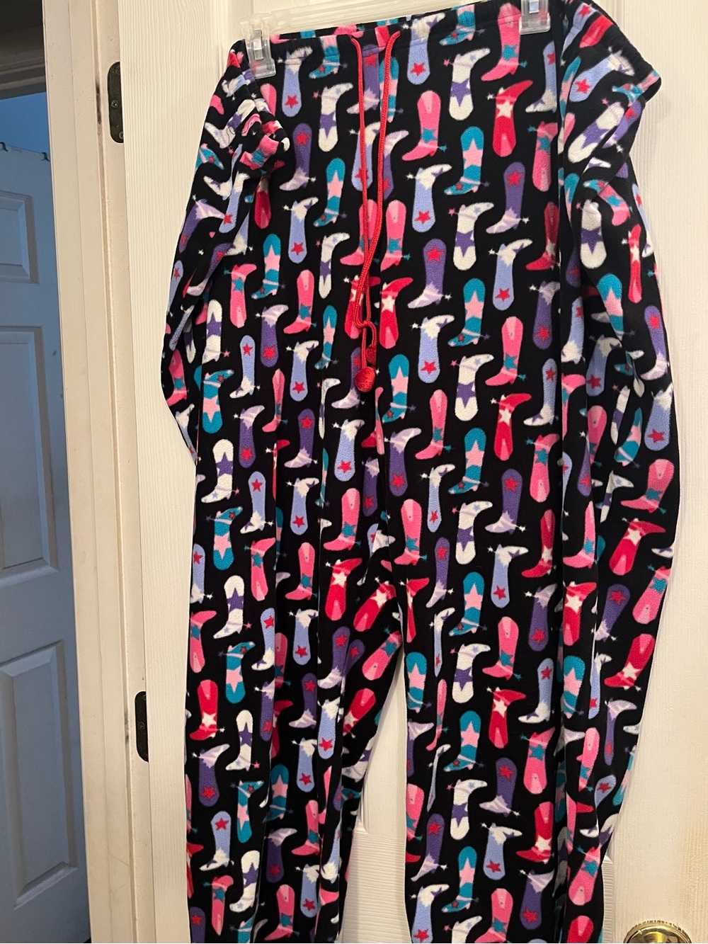 Joe Boxer Women's Cowboy Boot Print Pajama Pants